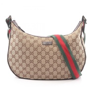 【二手】Gucci GUCCI Sherry Line GG背包背包 122790 米色帆布皮革 Sherry Line 單背包 女士二手 B