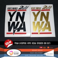 YNWA Liverpool Vinyl Decal (Die-Cut) Stickers