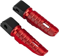 Motorcycle Footrests Foot Pegs Pedals For Yamaha For MT09 For MT07 NMAX155 For TMAX 530 TMAX560 TMAX500 XMAX300 XMAX250 Rear Passenger Foot Rests Pegs Pedals Footrest (Color : Red)