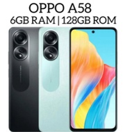 [NEW] OPPO A58  4G (6+6) GB RAM | 128 ROM | Dual Stereo Speaker | 50MP Camera | Original OPPO MALAYSIA