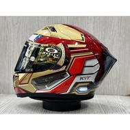 HELM KYT K2 RIDER IRON MAN PAKET GANTENG_DOUBLE VISOR