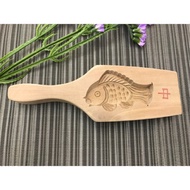 WM-6 Handcrafted Wooden Fish / Carp Mooncake Biscuit Mould