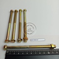KEY NUT BOLT 12 M8X120 LENGTH 12CM 12 CM M8 X 120 YELLOW BMK M8X120 8 X 120 PITCH THREAD 1.25 12MM 1