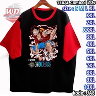 T-SHIRT monkey D LUFFY BIG SIZE CODE JA8 JUMBO 2XL 3XL 4XL 5XL 6XL 7XL 8XL 9XL 10XL
