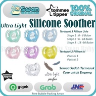 Terbaru Tommee Tippee Ultra Light Silicone Soother / Empeng Bayi