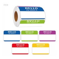 200Pcs/Roll Name Tag Sticker Label Colorful Name Stickers for School Stationery Sticker