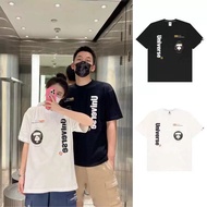 AAPE original T shirt camouflage ape print pure cotton round neck couple short-sleeved top T Shirt L