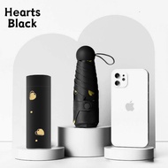 PF50+ UV Block Portable Umbrella Foldable Sun Protection Lightweight Umbrella Small Pocket Umbrellas