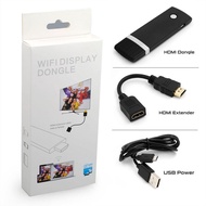 4sshop-HDMI Wireless Wifi HDMI Display Dongle TV Adapter Support Mirror Function for Smart Phones(สีดำ)