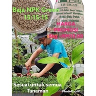5KG BAJA NPK HIJAU 15 15 15 / BAJA SUBUR /BAJA BUNGA /BUNGA PEMBESARAN/ BAJA RUMPUT/BAJA PULIH TANAH