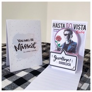 Farewell Pop Up Greeting Card. Goodbye & Goodluck wish Card