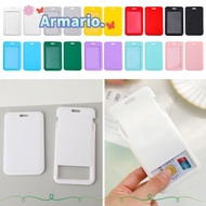 ARMARIO Credit Card Holders, Plastic Business Card Holder, Cartoon ID Card Sleeve Student