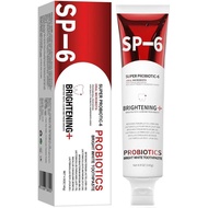 SP-6 Dentifricio sbiancante probiotico, dentifricio sbiancante intenso, 6 probiotici, alito fresco, 