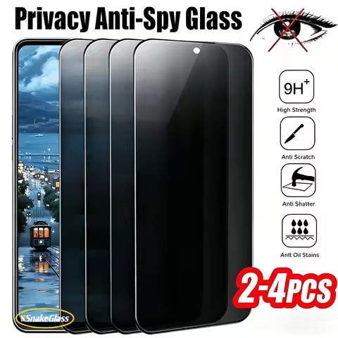 2-4pcs Privacy Full Cover Tempered Glass for Infinix Note 50 40 30VIP Hot 60 Pro 30i GT 30 Pro Smart