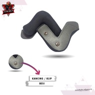 Busa Helm Bogo Jpn Pipi S M L Kancing Besi Plastik Custom Half Face