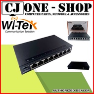 ❏ ◇ ◹ Witek WI-SG108 8-Port Gigabit Desktop Switch ( Metal case )