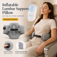 Portable Inflatable Pillow Travel Pillow Easy Pack Quick Press Inflation Travel Pillow Lumbar Back S