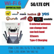 2025 top sell Modified Unlocked Modem 4G/5G LTE WiFi Modem CPE Router Home Unllimited Hotspot &Sim C