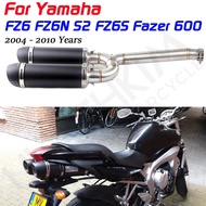 FZ6S FZ6N S2 Fazer600 Motorcycle Exhaust Full System Slip On Pipe For Yamaha FZ-6N FZ-6S FZ6 Fazer 6