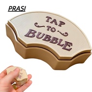 PRASI Tap to Bubble Clicky Fidget Button, Fan-Shaped Stress Relief Press-Type Fingertip Toy, Hot Han
