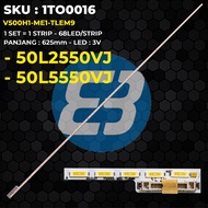 TOSHIBA 50 Inch TV Backlight 50L2550VJ 50L5550VJ V500H1-ME1-TLEM9