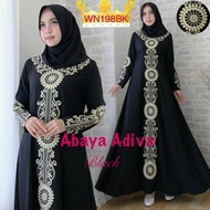 gamis syari abaya bordir etnik