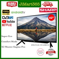 SHARP 42" Android Smart LED TV With Built-in Google Play 2TC42BG1X