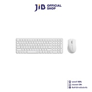 KEYBOARD & MOUSE (คีย์บอร์ดและเมาส์ไร้สาย) RAPOO 9350S (WHITE) (EN/TH) (9350S-WH)