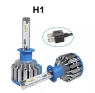 BKK XENON หลอดไฟหน้ารถยนต์  จำนวน1คู่ LED T1 Turbo chip cree 12V & 24V มีขั้ว H1 H3 H4 H7 H11 9005/H