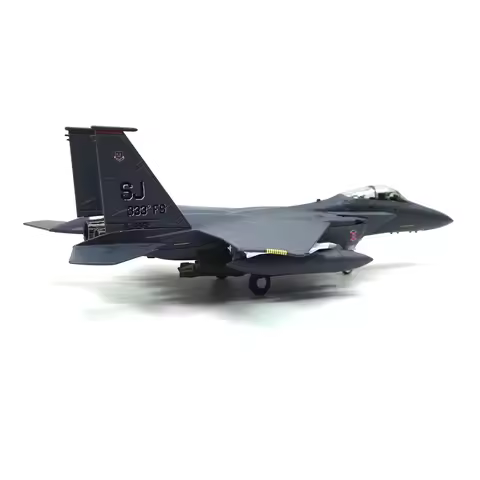1/100 Scale F-15C F15 F15E USAF Eagle Shark Military Fighter Diecast Simulation Alloy Finished Aircr