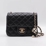 CHANEL 經典口蓋包方胖子 17 - 足球黑金