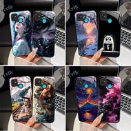 For Tecno Pop 5 BD2 BD1 BD3 / POP 4 BC2c BC1s Colorful Sky Pattern Girl Phone Casing Pop4 Pop5 Tempe