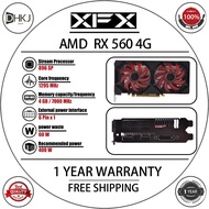 USED XFX RX 560 4GB Graphics Cards AMD GPU Radeon RX560 4GB 4G Video Screen Cards Desktop Game Map Videocard Mining 570 580