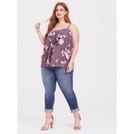 TORRID 3XL Chest Size 51 Inches Length 33 *The Inner Tag Is Leaked* Rayon Fabric Tissue Paper Floral