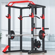【Good】 HfGในครัวเรือนFull-Frame Squat Rack Bench Press Rackอุปกรณ์ฟิตเนสMulti-FunctionalแบบบูรณาการG