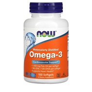 NOW Foods, Omega-3, 1000 mg, 100 Softgels