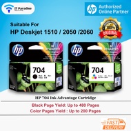 HP 704 BLACK/TRI-COLOR INK ADVANTAGE CARTRIDGE [100% ORIGINAL]/ HP Printer Ink Cartridge