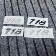 Suitable for Porsche Porsche Cayman Car Logo 718 Labeling Sub Logo Cayman s Logo gts turbo Rear Tail