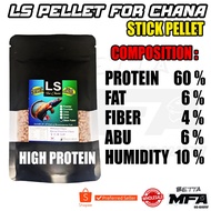 (HOT ITEM) LS PELLET FOR CHANA / MAKANAN IKAN CHANNA -  HIGH PROTEIN UP TO 60 %
