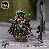 Military Ghost Special Forces Building Blocks Assembling Minifigures Sniper Reconnaissance Engineeri