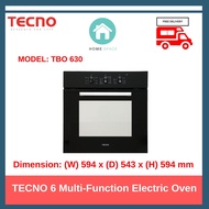 Tecno 6 Multi-Function Built-In Oven, TBO630
