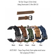 [New] Crazy Horse 22Mm Strap Aukey Smartwatch 2 Ultra Sw-2U - Tali Jam