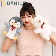 DANILO1 Red Panda Hand Puppet, Finger Puppet Plush Stuffed Animal Hand Puppet, Learning Lovely Cute White|Polar Bear Plush Doll Preschool