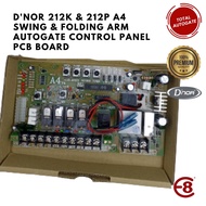 D'nor 212K &amp; 212P A4 Swing &amp; Folding Arm AutoGate Control Panel PCB Board