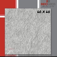 granit lantai carpot 60×60 grismitika textur kasar timbul by indogres