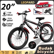 Leopard The fourth generation disc brake Mountain bike 20 inch basikal kids basikal murah bike with 