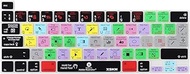 XSKN Illustrator English Silicone Shortcuts Keyboard Cover Skin for Touch Bar Models 2019 MacBook Pr