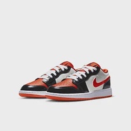 NIKE AIR JORDAN 1 LOW SE (GS) 中大童籃球鞋-橘黑-DV1335800 US3.5 橘色