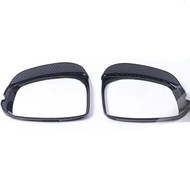 Honda Jazz GK 2013-2023กระจกด้านข้างกรอบคาร์บอนโครเมียมมองหลังอุปกรณ์ฝาครอบตกแต่งรถยนต์คิ้ว