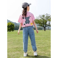 SC-686 Imported girls' SOMETHING suit / Girls' long pants suit premium imported children's suit/ Imp
